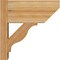 Ekena Millwork Funston Slat Rough Sawn Outlooker, Western Red Cedar, 8"W x 16"D x 16"H OUT08X16X16FST06RWR - alternate 4